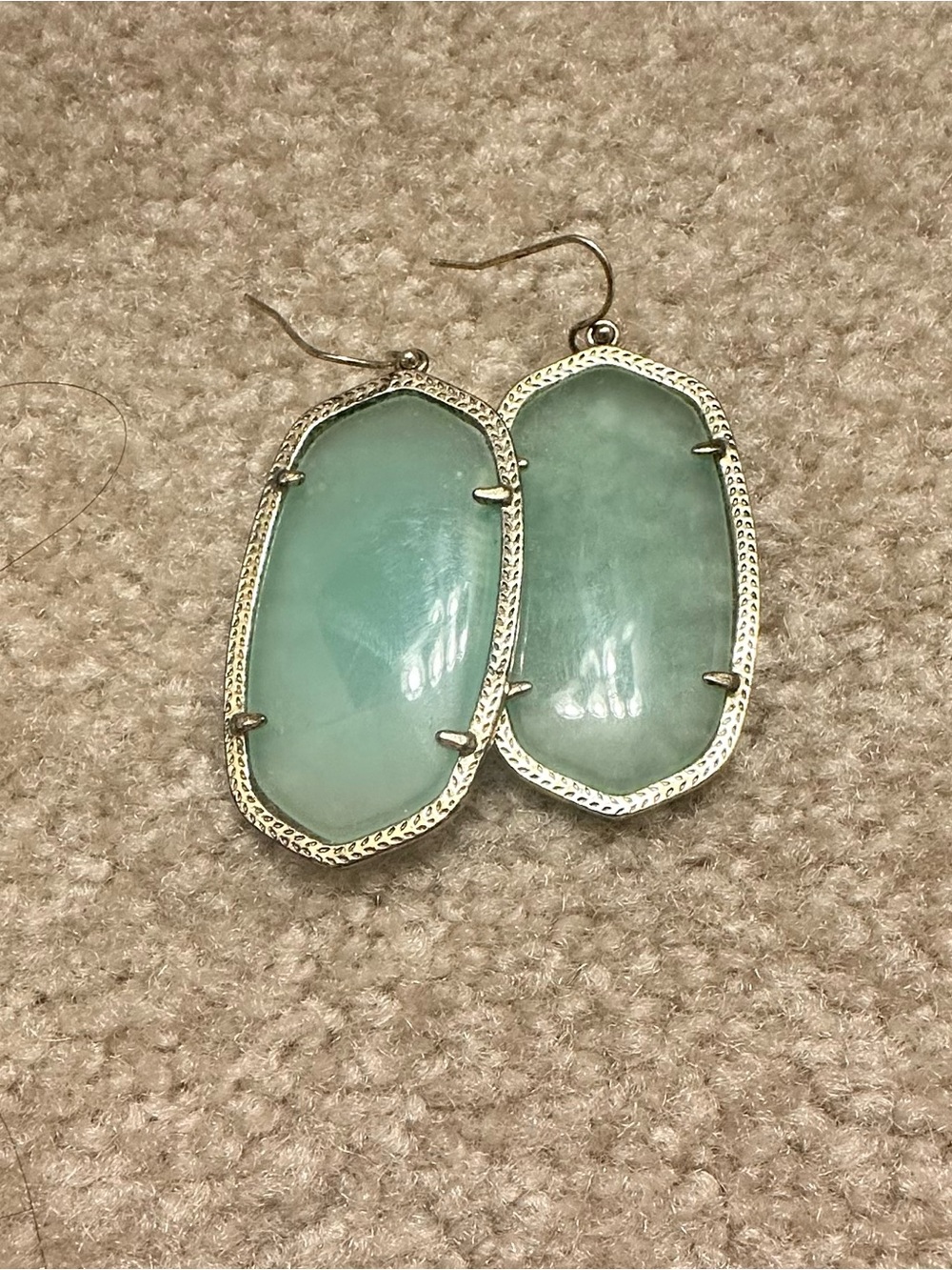 Kendra Scott Danielle Earrings | seafoam and gold